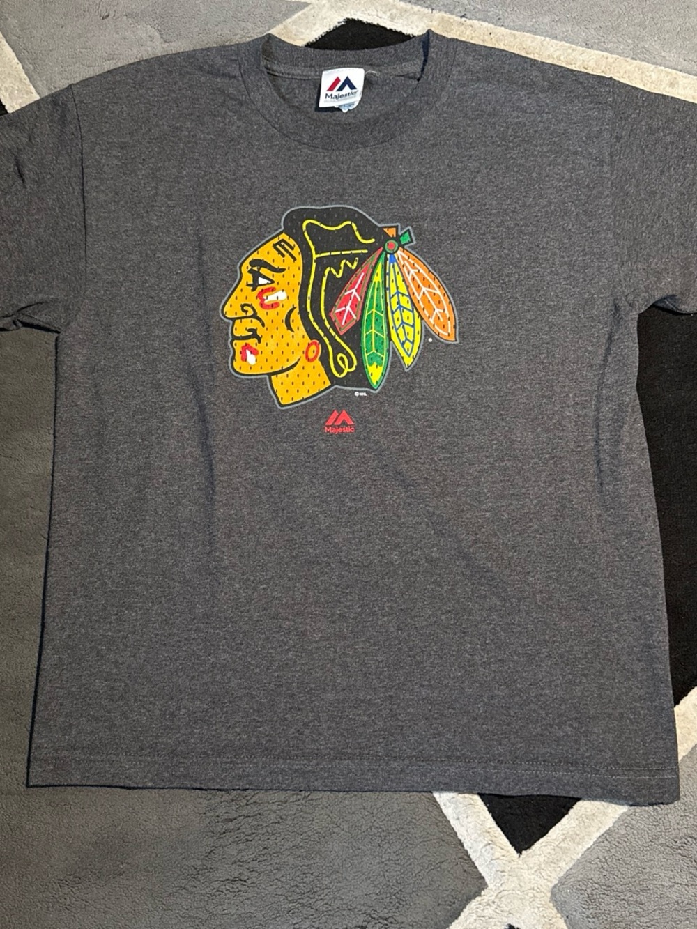 Chicago Blackhawks Majestic grey t-shirt